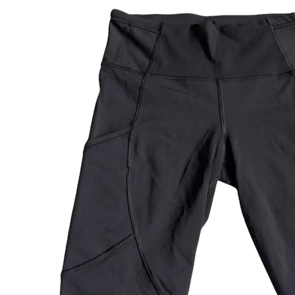 Lululemon Outrun 17" Crop Leggings Black Size 6 - Picture 7 of 13